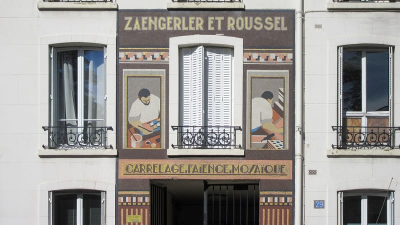 Paris 20e Arrondissement — Zaengerler et Roussel, 29 cours de Vincennes, Paris September 2015