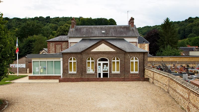 Le Mesnil-Esnard — Mairie de Saint-Aubin-Épinay route de Lyons-la-Forêt à Saint-Aubin-Épinay