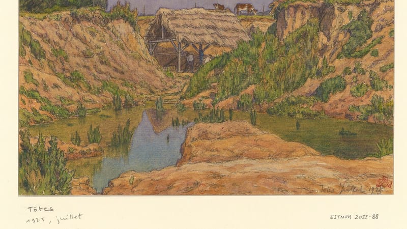 Tôtes — Tôtes - dessin - HR (Henri Rivière) (monogr.) - btv1b53244219k