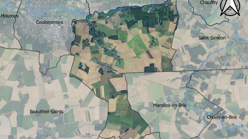 Chailly-en-Brie — 77070-Chailly-en-Brie-Orthophoto