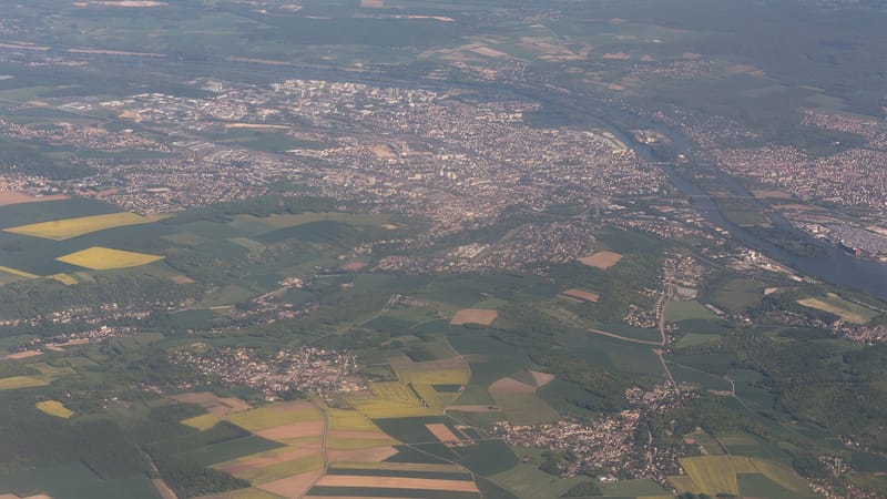 Mantes-la-Ville — Mantes-la-Jolie - vue aérienne 20180504