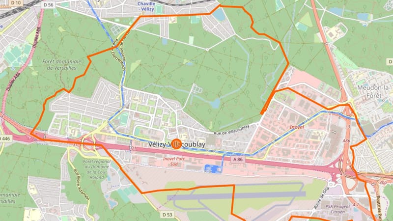 Vélizy-Villacoublay — Vélizy-Villacoublay limite communale