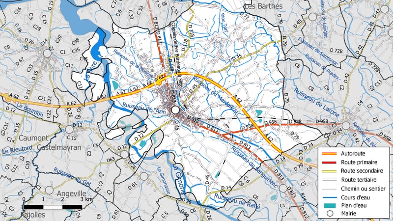 Castelsarrasin — 82033-Castelsarrasin-Routes-Hydro