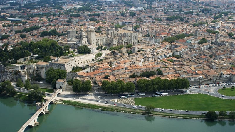 Avignon — Vue aérienne 2 JP Campomar