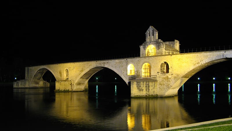 Avignon — Pont Saint-Benezet (nuit)