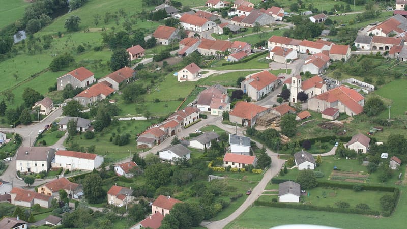 Mirecourt — Mazirot aerial view