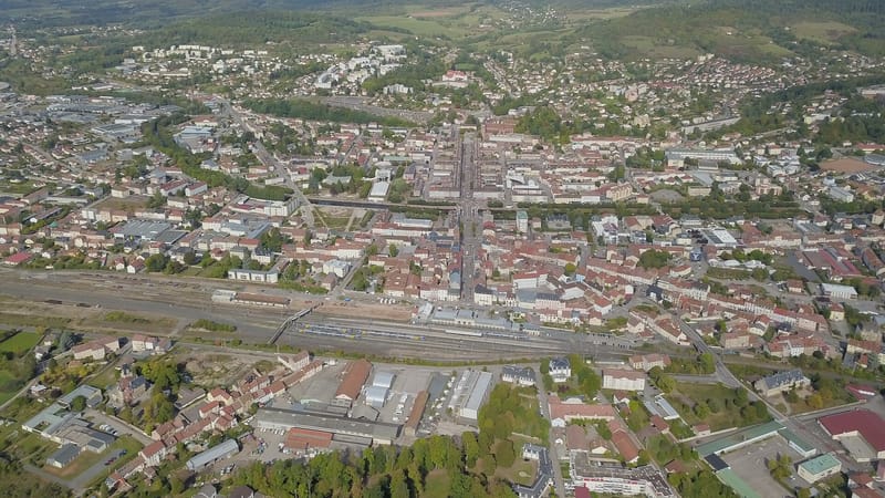 Saint-Dié-des-Vosges — Vue générale du centre ville de Saint-Dié-des-Vosges