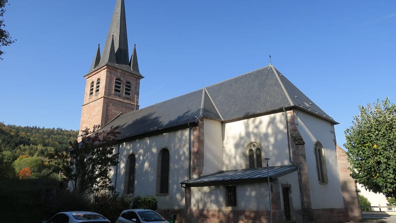 Saint-Nabord — Saint-Nabord - Église Saints-Nabord-et-Gorgon - côté sud-ouest - 2022-10-17 - 03
