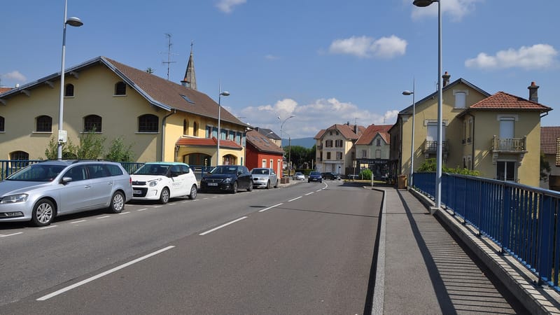 Valdoie — Vue depuis le Pont Carnot