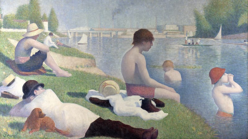 Asnières-sur-Seine — Baigneurs a Asnieres