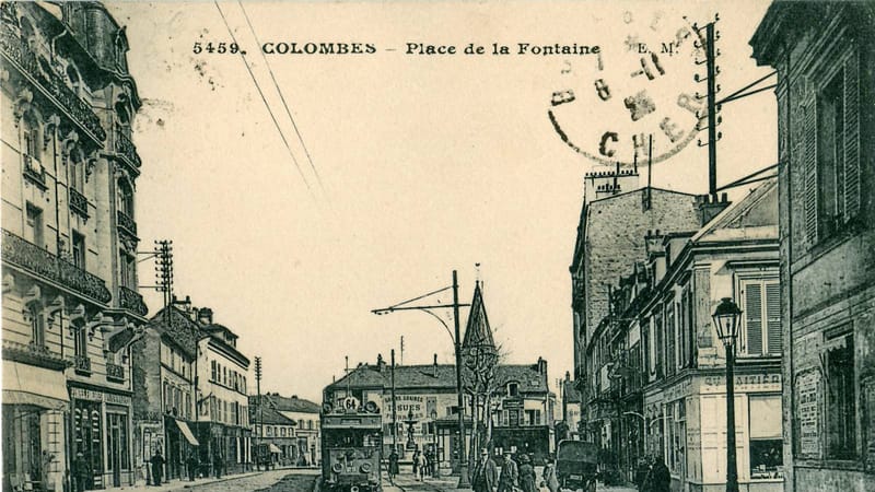 Colombes — EM 5459 - COLOMBES - Place de la Fontaine