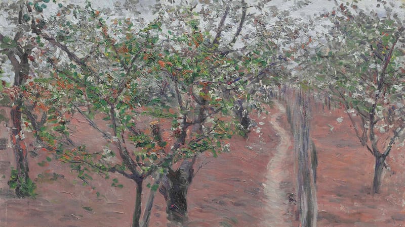 Gennevilliers — Gustave Caillebotte - Verger, arbres en fleurs, Petit Gennevilliers