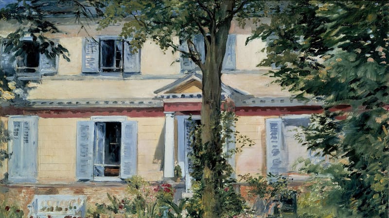 Rueil-Malmaison — Edouard Manet - Landhaus in Rueil - Google Art Project