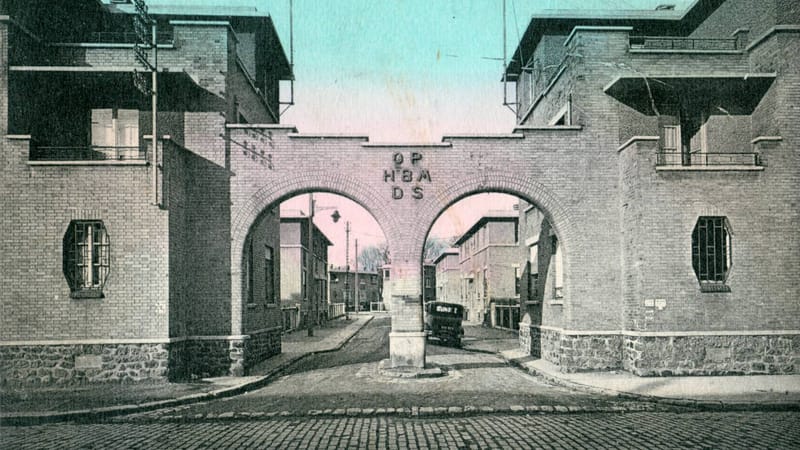 Drancy — DRANCY - Entrée de la nouvelle Cité Jardins