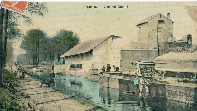 Pantin — PANTIN - Vue du Canal