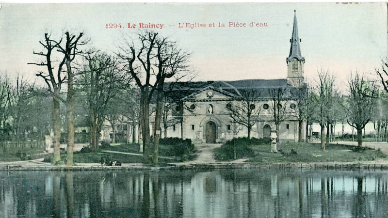 Le Raincy — RF 1294 - LE RAINCY - L'église et la Pièce d'eau