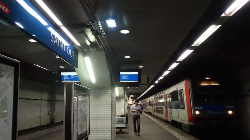 Saint-Ouen-sur-Seine — Quais gare Saint-Ouen