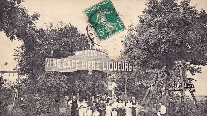 Villetaneuse — INCONNU - VILLETANEUSE - AU VERT-GALANT (ancien relai d'Henri-IV (vue de face)