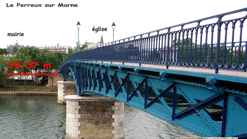 Le Perreux-sur-Marne — 2 la passerelle de Bry