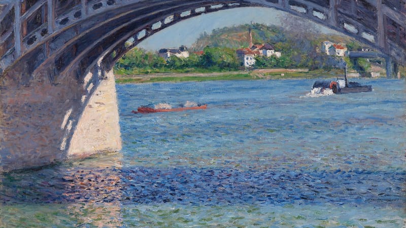 Argenteuil — G. Caillebotte - Le pont d'Argenteuil