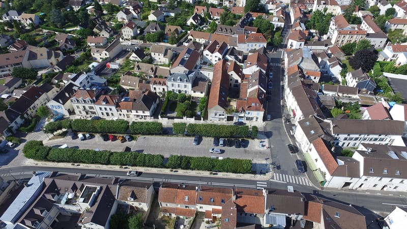 Domont — Vue aérienne république