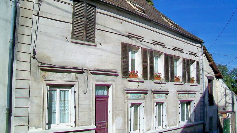 Écouen — Écouen (95), maison du peintre Félix-Justin Gardon, 10 rue Jacques-Yvon