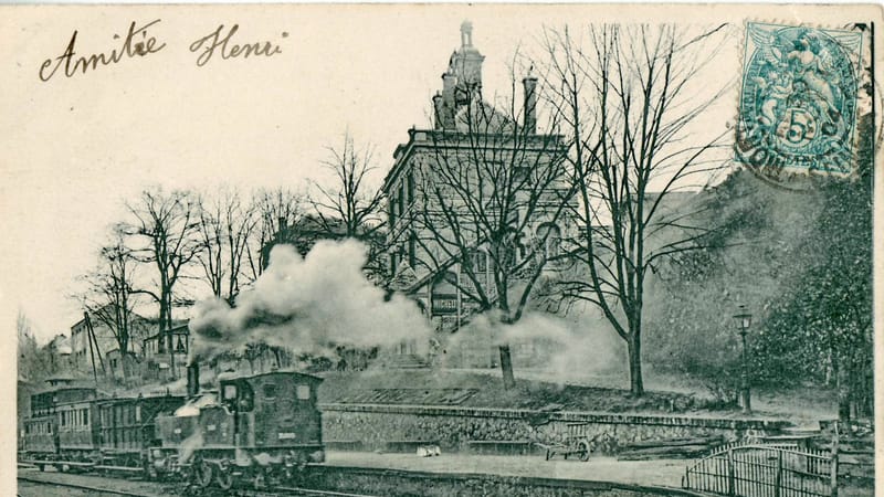 Montmorency — BF - MONTMORENCY - La Gare, vue de l'Avenue de la Fontaine René