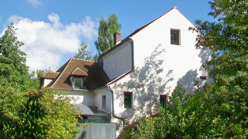 Pontoise — Pontoise (95), ancien moulin des Pâtis ou de la Couleuvre, 2 rue des Deux-Ponts