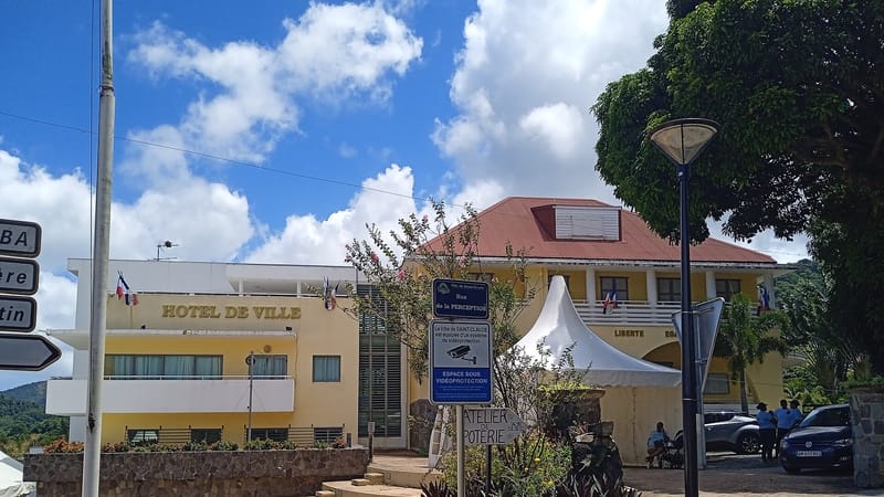 Saint-Claude — Maison Dévarin, aujourd'hui Hôtel de ville de Saint-Claude (Guadeloupe)