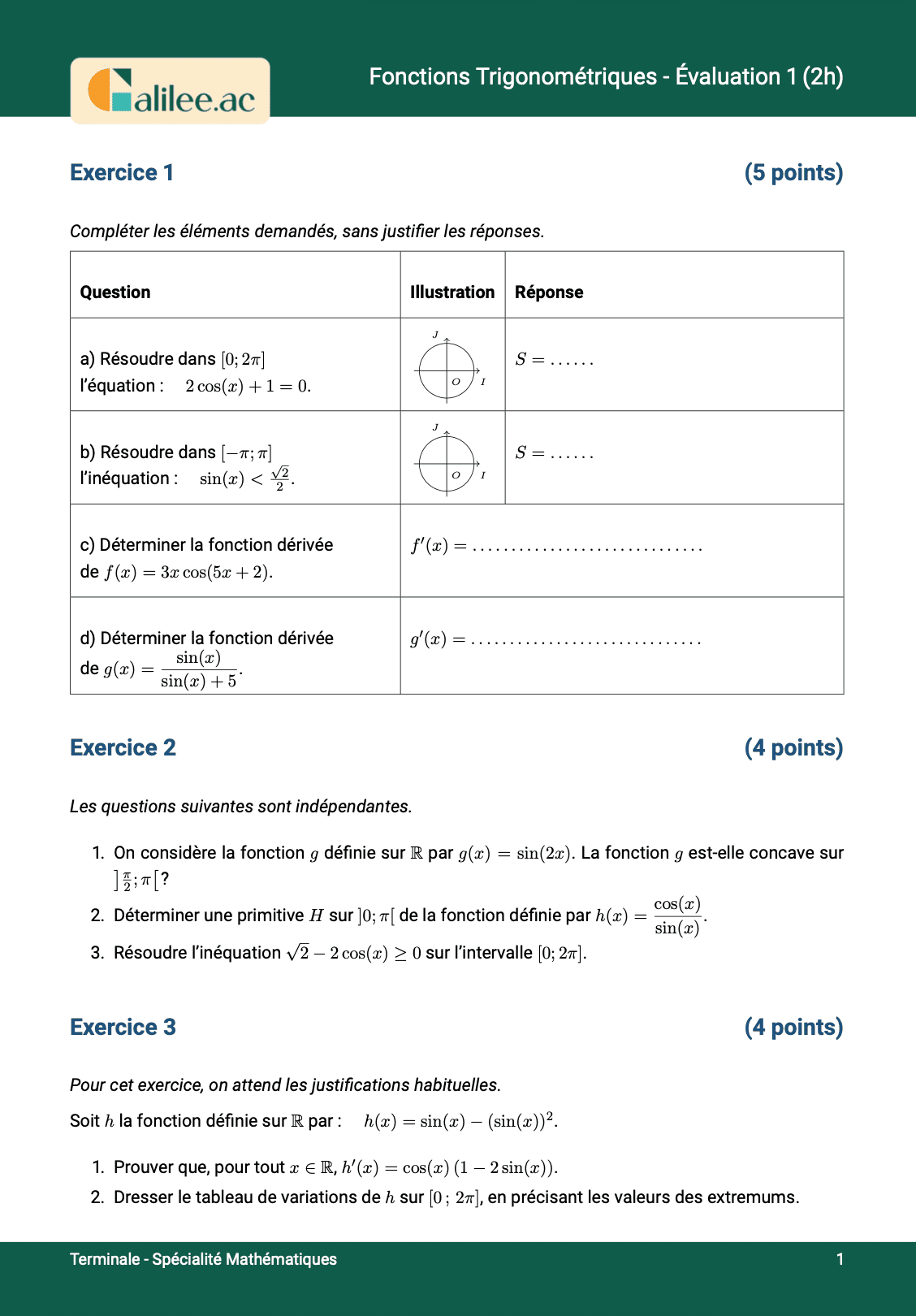 aperçu 1ere page evaluation terminale trigo 1