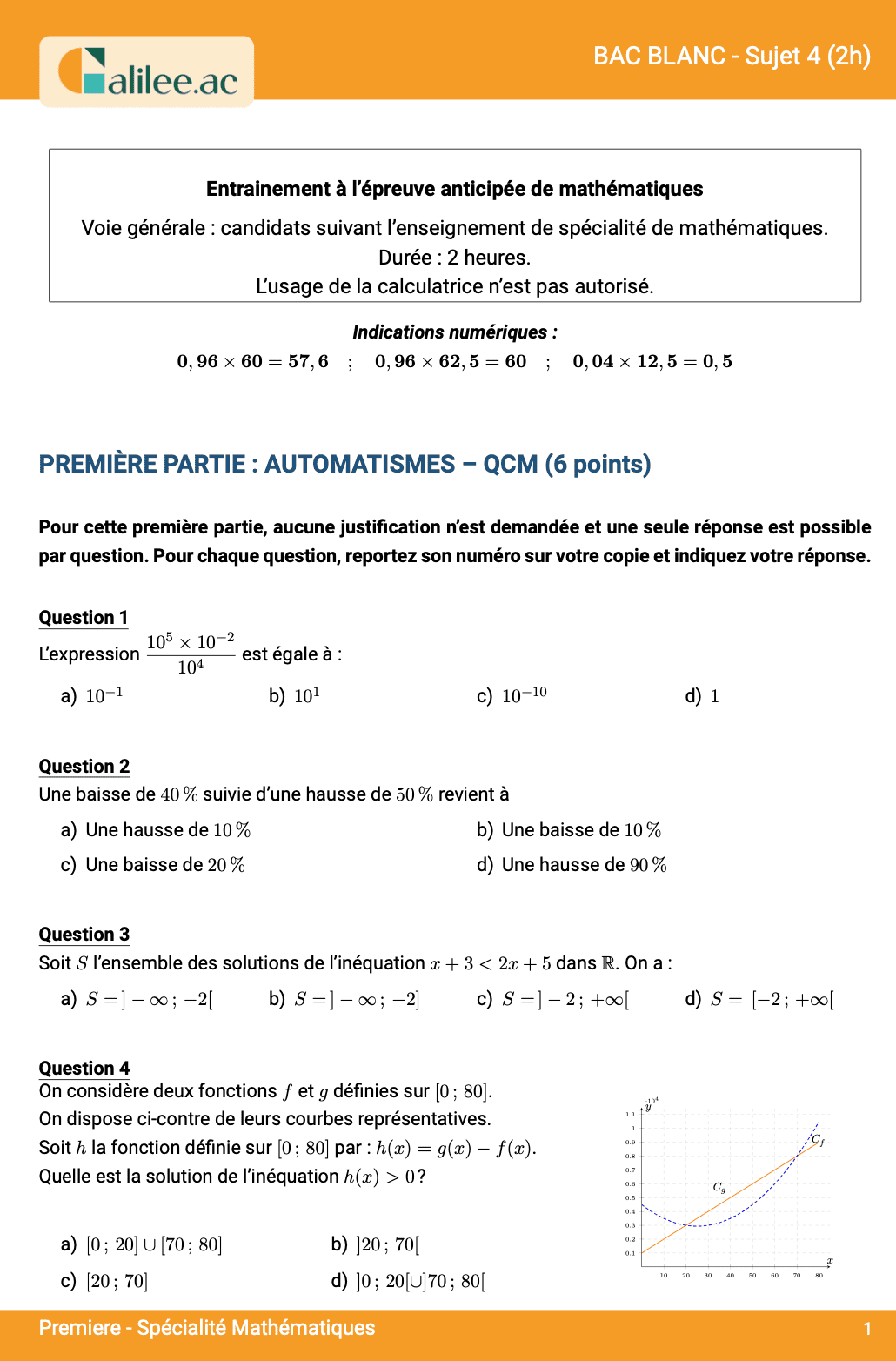 aperçu 1ere page BAC BLANC spé 1ère sujet 4